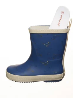 Gummistiefel in Blau/ Beige><noscript><img width=