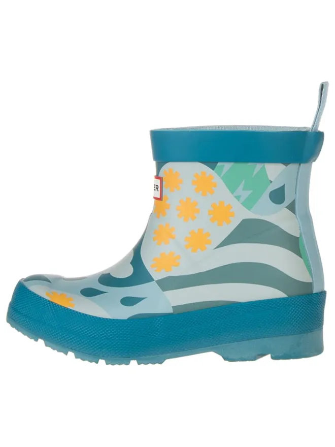 Gummistiefel in Blau/ Gelb>Hunter Online