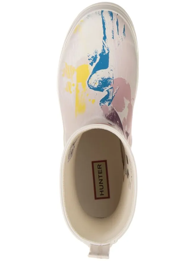 Hunter Outdoor- & Sportschuhe|Gummistiefel^Gummistiefel in Creme/ Bunt