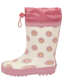 Playshoes Gummistiefel|Gummistiefel^Gummistiefel in Creme/ Pink