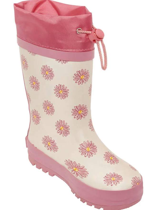Playshoes Gummistiefel|Gummistiefel^Gummistiefel in Creme/ Pink
