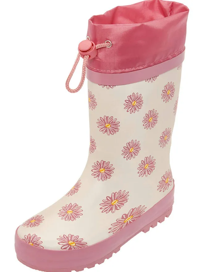 Playshoes Gummistiefel|Gummistiefel^Gummistiefel in Creme/ Pink