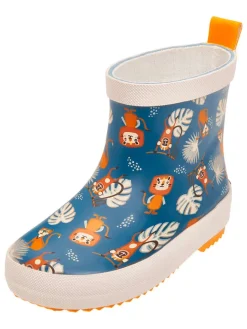 Gummistiefel in Dunkelblau/ Bunt>Playshoes New