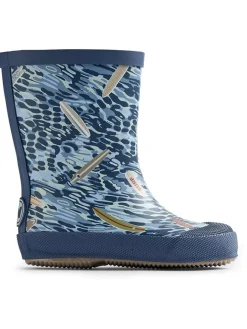 Gummistiefel in Dunkelblau>Wheat Discount
