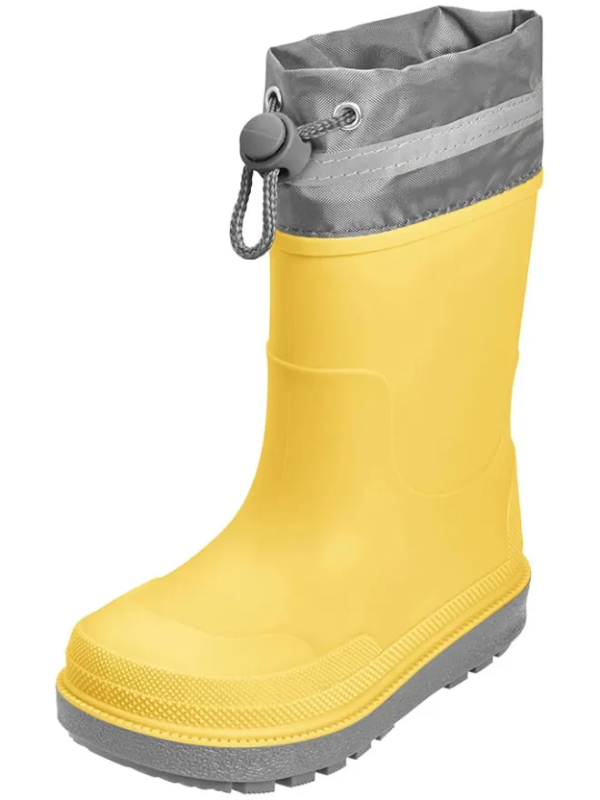 Playshoes Gummistiefel^Gummistiefel in Gelb/ Grau