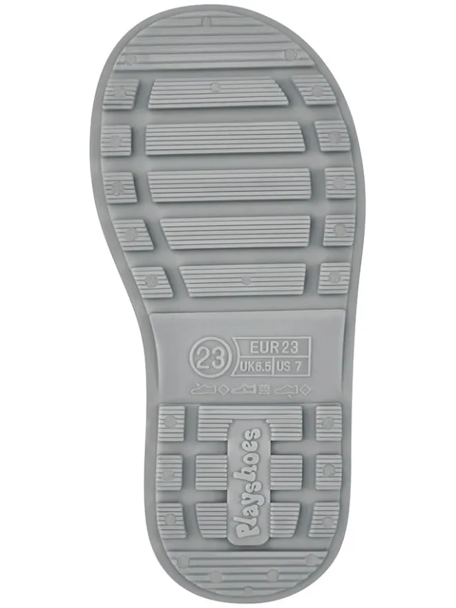 Playshoes Gummistiefel^Gummistiefel in Gelb/ Grau