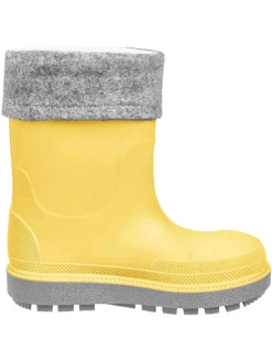 Gummistiefel in Grau/ Gelb><noscript><img width=