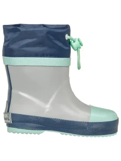 Playshoes Gummistiefel|Gummistiefel^Gummistiefel in Grau/ Türkis