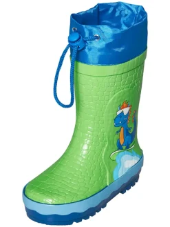 Playshoes Stiefel & Boots|Gummistiefel^Gummistiefel in Grün/ Blau