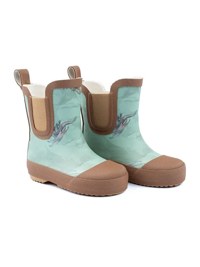 mikk-line Stiefel & Boots|Gummistiefel^Gummistiefel in Hellblau/ Hellbraun