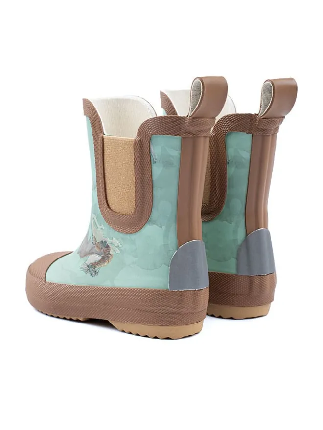 mikk-line Stiefel & Boots|Gummistiefel^Gummistiefel in Hellblau/ Hellbraun