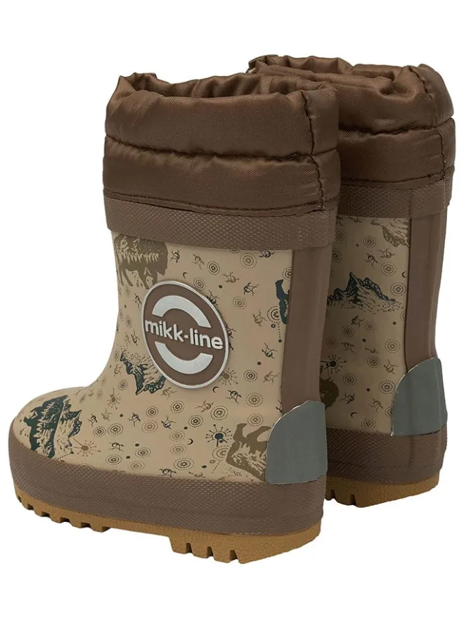 mikk-line Gummistiefel^Gummistiefel in Hellbraun