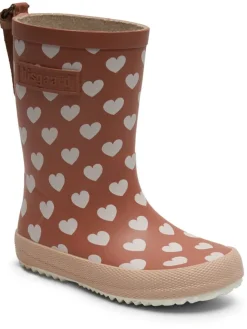 Gummistiefel in Hellbraun/ Weiß>bisgaard Hot