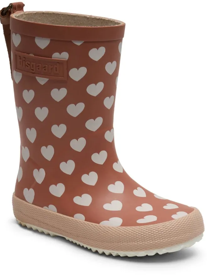 Gummistiefel in Hellbraun/ Weiß>bisgaard Hot