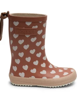 Gummistiefel in Hellbraun/ Weiß>bisgaard Hot