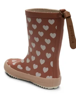 Gummistiefel in Hellbraun/ Weiß><noscript><img width=