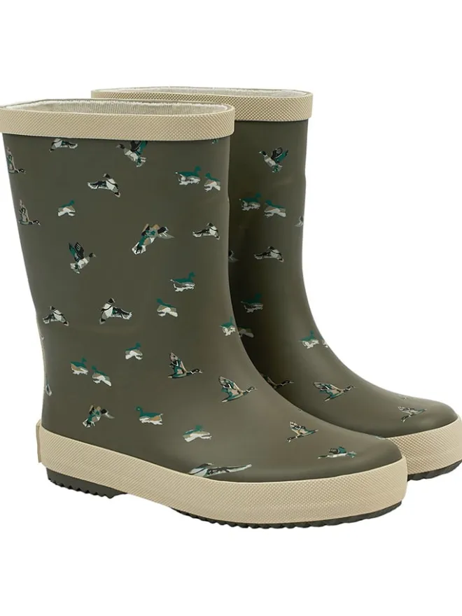 POM POM Gummistiefel^Gummistiefel in Khaki