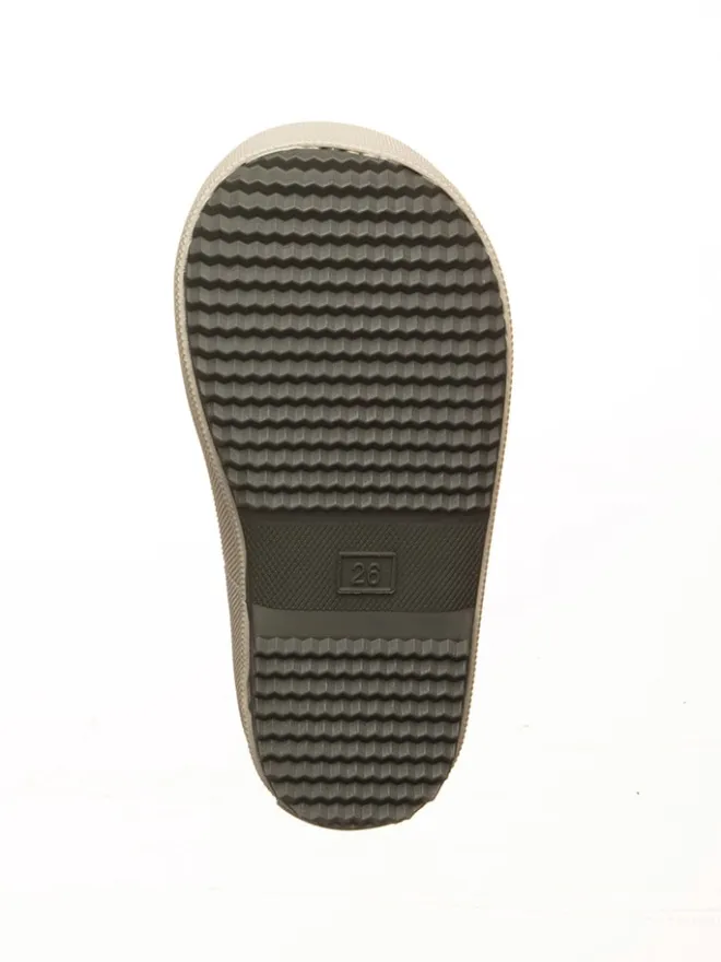 POM POM Gummistiefel^Gummistiefel in Khaki/ Beige
