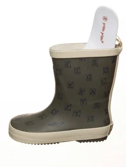 POM POM Gummistiefel^Gummistiefel in Khaki/ Beige