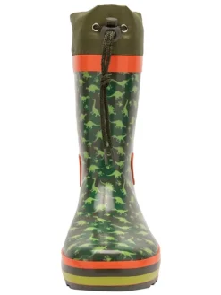 Gummistiefel in Khaki/ Orange><noscript><img width=