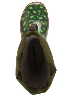 Gummistiefel in Khaki/ Orange><noscript><img width=