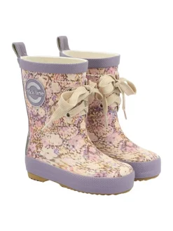 mikk-line Stiefel & Boots|Gummistiefel^Gummistiefel in Lila/ Creme
