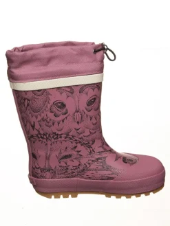 POM POM Gummistiefel^Gummistiefel in Rosa/ Schwarz