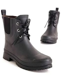 Gummistiefel in Schwarz><noscript><img width=