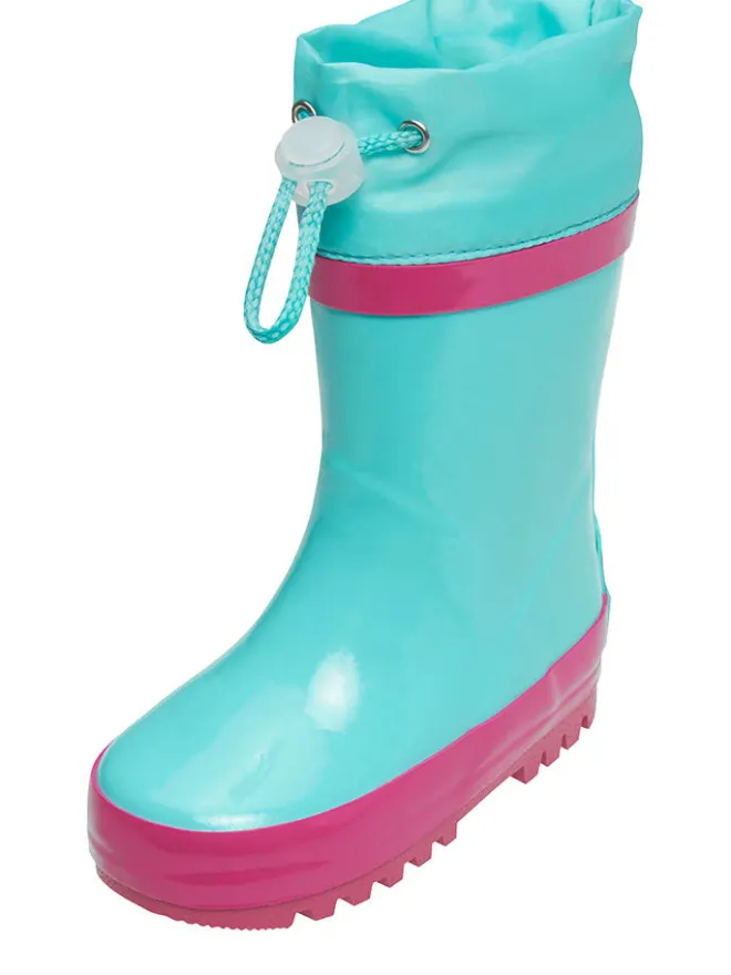 Playshoes Gummistiefel|Gummistiefel^Gummistiefel in Türkis/ Pink