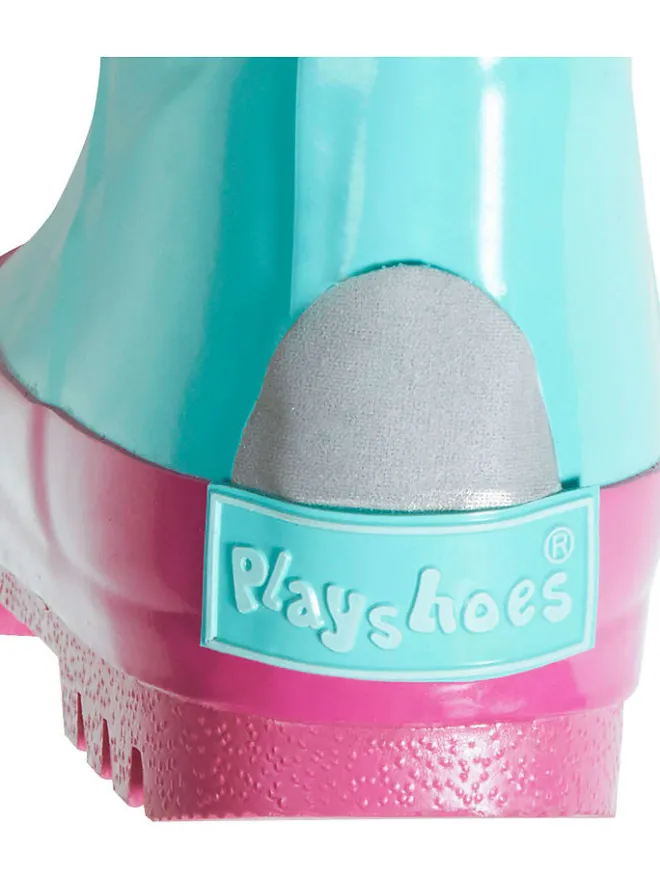Playshoes Gummistiefel|Gummistiefel^Gummistiefel in Türkis/ Pink