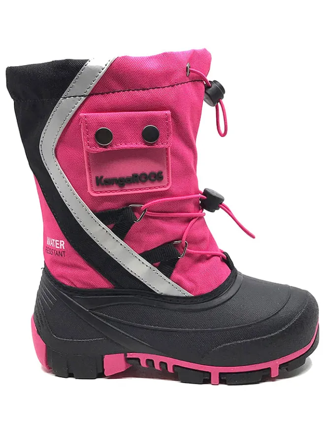 Kangaroos Gummistiefel^Gummistiefel "Kanga-Bean" in Pink/ Schwarz