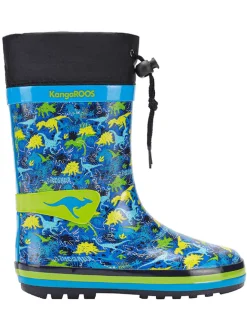 Gummistiefel "K-Rain" in Blau/ Grün/ Dunkelblau>Kangaroos Clearance