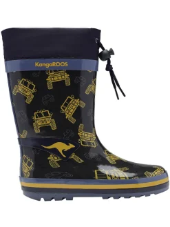 Gummistiefel "K-Rain" in Gelb/ Dunkelblau>Kangaroos New