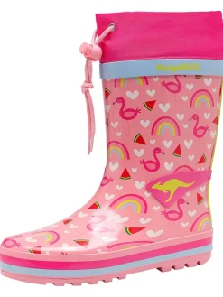 Kangaroos Stiefel & Boots|Gummistiefel^Gummistiefel "K-Summerrain" in Pink/ Bunt