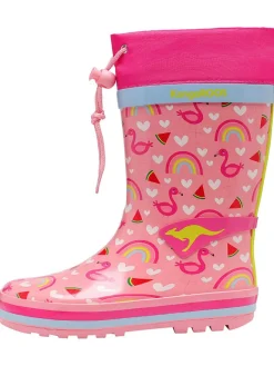 Kangaroos Stiefel & Boots|Gummistiefel^Gummistiefel "K-Summerrain" in Pink/ Bunt