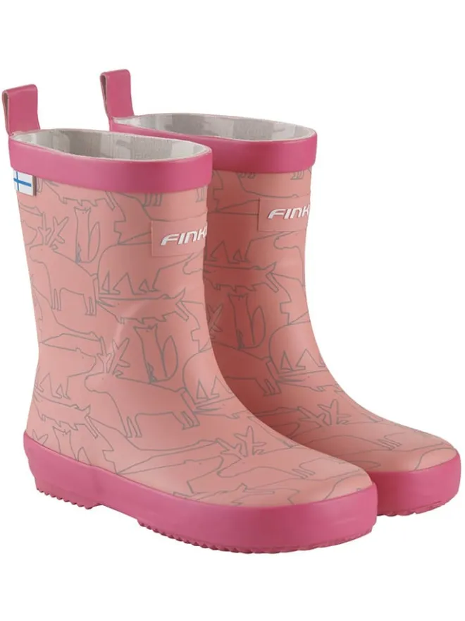 finkid Gummistiefel|Gummistiefel^Gummistiefel "Kumi" in Rosa