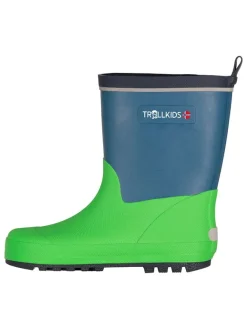 Trollkids Gummistiefel^Gummistiefel "Lysefjord" in Blau/ Grün