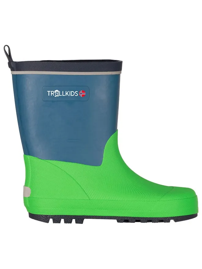 Trollkids Gummistiefel^Gummistiefel "Lysefjord" in Blau/ Grün