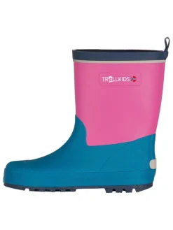 Trollkids Gummistiefel^Gummistiefel "Lysefjord" in Türkis/ Pink