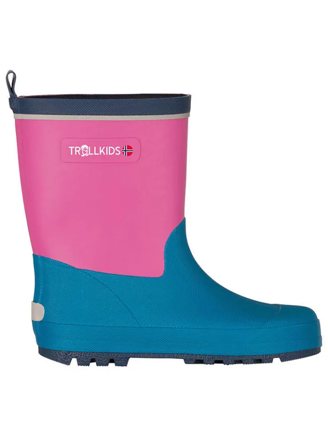 Trollkids Gummistiefel^Gummistiefel "Lysefjord" in Türkis/ Pink