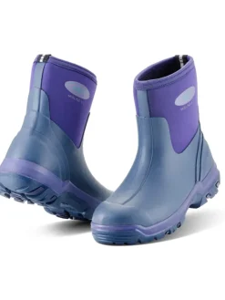 Grubs Gummistiefel^Gummistiefel "Midline Mid Height Wellies" in Lila