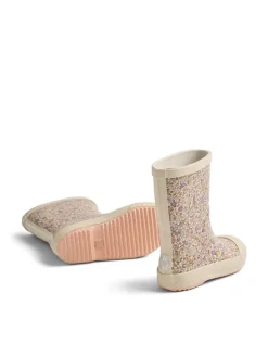Gummistiefel "Muddy" in Creme/ Bunt>Wheat Outlet