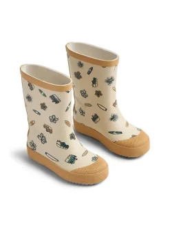 Wheat Stiefel & Boots|Gummistiefel^Gummistiefel "Muddy" in Creme/ Gelb