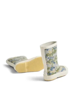 Wheat Gummistiefel^Gummistiefel "Muddy" in Creme/ Blau/ Grün