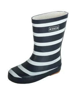 Gummistiefel "Naturkautschuck" in Blockstreifen>BMS New