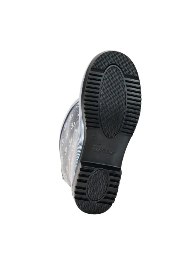 MADSea Gummistiefel^Gummistiefel Ocean Anchor Halbschaft in Dunkelblau mit Weißen Ankern