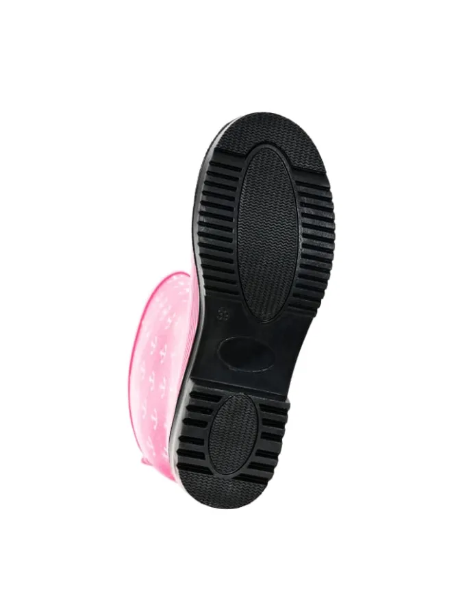 Gummistiefel Ocean Anchor Halbschaft in Pink mit Weißen Ankern>MADSea Clearance