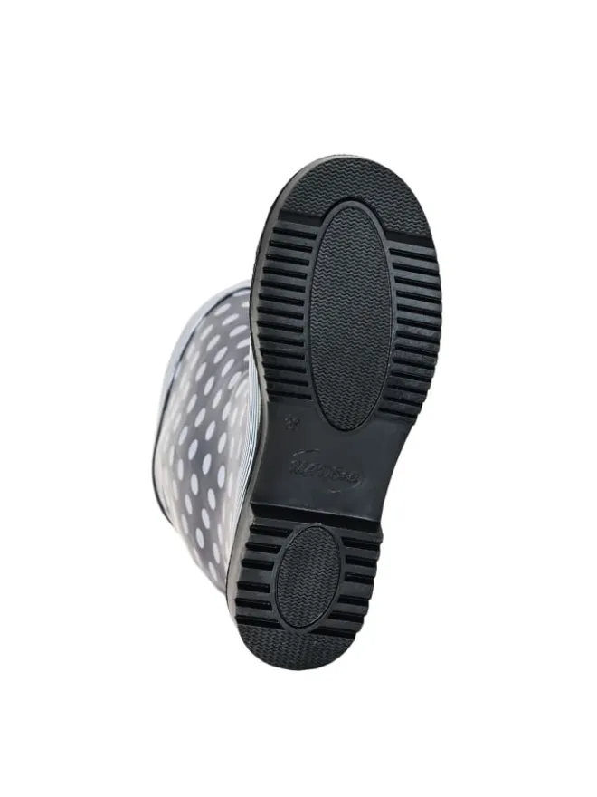 Gummistiefel Ocean High Langschaft in Dunkelblau mit weißen Punkten>MADSea Online