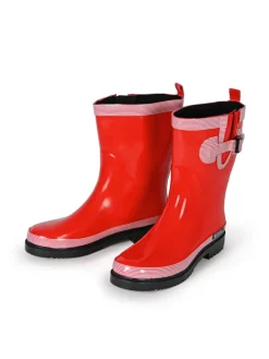 Gummistiefel Ocean Pure Halbschaft in rot><noscript><img width=