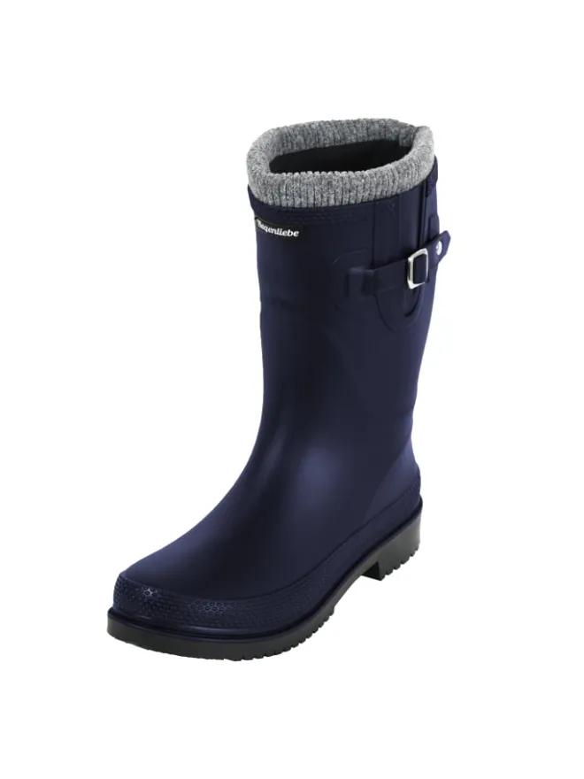 Regenliebe Gummistiefel^Gummistiefel Pfütze-W in dunkelblau/schwarz